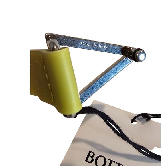 Bottega Veneta Cintura Double Gummy triangle Belt - Fluorescent Yellow 80cm/32in - Picture 5 of 6